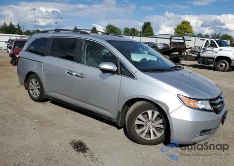 2014 Honda Odyssey Exl z USA, uszkodzony, nr VIN 5FNRL5H61EB101528